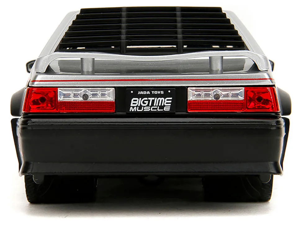 1989 Ford Mustang GT "Texaco" Silver Metallic and Matt Black "Bigtime Muscle" Series 1/24 Diecast Model Car by Jada