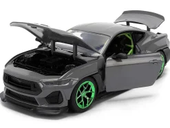 2024 Ford Mustang RTR Gray with Green Wheels 
