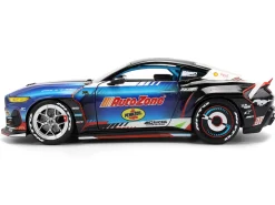 Ford Mustang RTR #130 James Deane "AutoZone" "Formula Drift PRO Championship" (2025) with Lights "RTR Vehicles" Series 1/24 Diecast Model Car by Jada