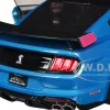 Ford Mustang Shelby GT500 Blue Metallic with Pink Stripes and Black Hood and Top "Pink Slips" Series 1/18 Diecast Model Car by Jada