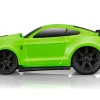 2020 Ford Mustang Shelby GT500 Bright Green Black Stripes 1/64 Diecast Model Car Muscle Machines 15550
