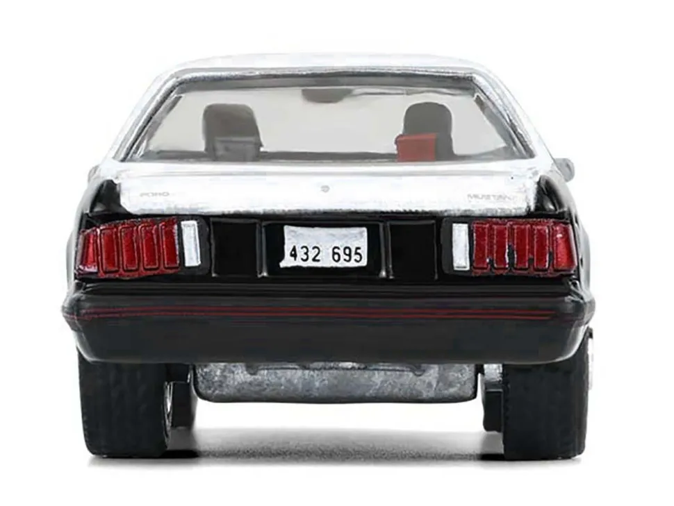 1982 Ford Mustang SSP "Texas Department of Public Safety Highway Patrol" Black with White Hood and Top "Hobby Exclusive" Series 1/64 Diecast Model Car by Greenlight