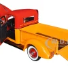 1940 Ford Pickup Truck Minneapolis Moline Orange Red Black Stripes 1/25 Diecast Model Car SpecCast SCT916