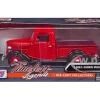 1937 Ford Pickup Truck Red 1/24 Diecast Car Model Motormax 73233