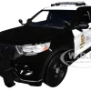 2022 Ford Police Interceptor Utility "Los Angeles Police Department" Black and White "Law Enforcement and Public Service" Series 1/24 Diecast Model Car by Motormax