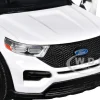 2022 Ford Police Interceptor Utility Unmarked White "Builder's Kit" "Law Enforcement and Public Service" Series 1/24 Diecast Model Car by Motormax