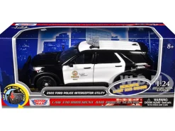 2022 Ford Police Interceptor Utility Black and White 