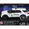 2022 Ford Police Interceptor Utility "RCMP (Royal Canadian Mounted Police)" White "Law Enforcement and Public Service" Series 1/43 Diecast Model Car by Motormax