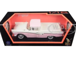 1957 Ford Ranchero Pickup Truck Pink 1/18 Diecast Model Road Signature 92208