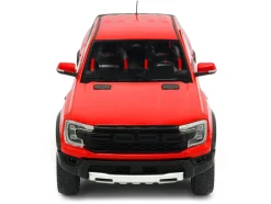 2024 Ford Ranger Raptor Pickup Truck Orange Red 1/18 Diecast Model Car by Solido