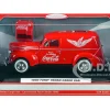1940 Ford Sedan Cargo Van Red Pause... Go Refreshed Coca-Cola Vending Machine Accessory 1/24 Diecast Model Car Motor City Classics 424195