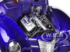 1940 Ford Sedan Delivery Purple 1/24 Diecast Car Model Motormax 73250