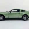 2007 Ford Shelby GT500 Lime Green Metallic with Silver Stripes "Shelby Collectibles" Series 1/18 Diecast Model Car by ACME