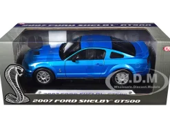 2007 Ford Shelby GT500 Windveil Blue Metallic 