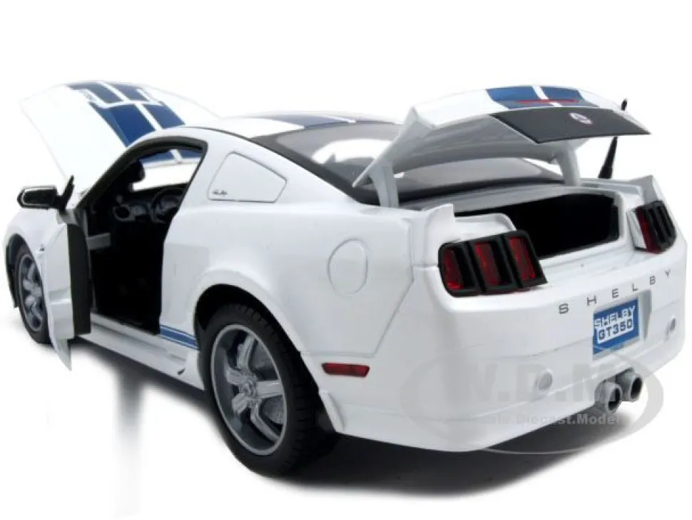 2011 Ford Shelby Mustang GT350 White 1/18 Diecast Model Car Shelby Collectibles 351