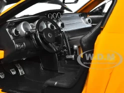 2008 Ford Shelby Mustang #08 Terlingua Orange Black Shelby Collectibles Legend Series 1/18 Diecast Model Car Shelby Collectibles SC297