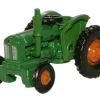 Fordson Tractor Green with Orange Wheels 1/148 (N) Scale Diecast Model Car by Oxford Diecast