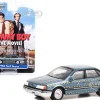 1986 Ford Taurus Blue Metallic Zalinsky Auto Parts Crash Test Vehicle Tommy Boy 1995 Movie Hollywood Series Release 38 1/64 Diecast Model Car Greenlight 44980A