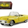 1955 Ford Thunderbird Convertible Yellow 1/32 Diecast Car Model Arko Products 05521