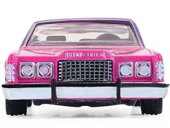 1975 Ford Thunderbird Lowrider Pink Metallic with Purple Top and Graphics with Purple Interior 