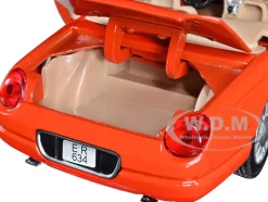 2002 Ford Thunderbird Orange James Bond 007 Die Another Day 2002 Movie James Bond Collection Series 1/24 Diecast Model Car Motormax 79853