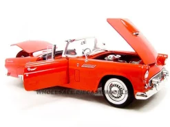 1956 Ford Thunderbird Red 1/18 Diecast Model Car Motormax 73173