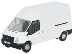 2006 Ford Transit LWB High Roof Van White 1/148 (N) Scale Diecast Model Car by Oxford Diecast