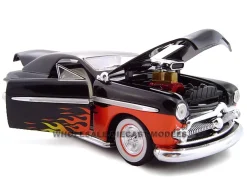 1949 Ford With 460 Engine Blower Black 1/24 Diecast Car Model Unique Replicas 18590
