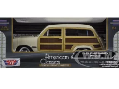 1949 Ford Woody Beige 1/24 Diecast Model Car Motormax 73260