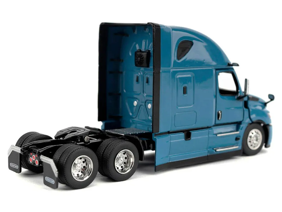 2025 Freightliner Cascadia Gen-5 Sleeper Cab Truck Tractor Signature Blue "Transport Series" 1/64 Diecast Model by Diecast Masters
