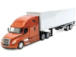 Freightliner Cascadia Truck Bronze Metallic with White Container 
