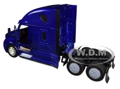 Freightliner Cascadia Truck Blue Transporter 1/32 Diecast Model Welly 32695