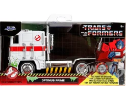 G1 Autobot Optimus Prime Truck White with Robot on Chassis from