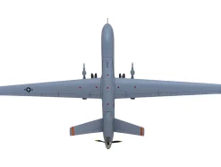 General Atomics MQ-9A Reaper Block 5 UAV "New York Air National Guard, 108th Attack Squadron, Hancock Field Air National Guard Base" United States Air Force "Military" Series 1/72 Diecast Model Airplane by Herpa