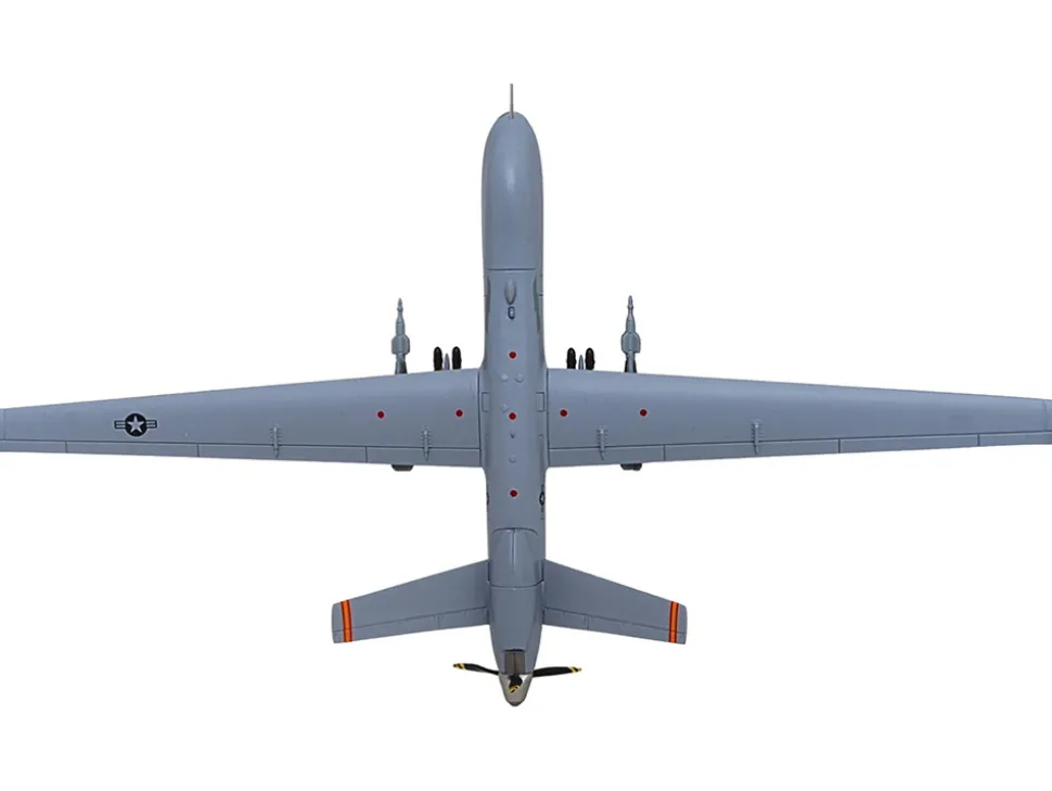General Atomics MQ-9A Reaper Block 5 UAV "New York Air National Guard, 108th Attack Squadron, Hancock Field Air National Guard Base" United States Air Force "Military" Series 1/72 Diecast Model Airplane by Herpa
