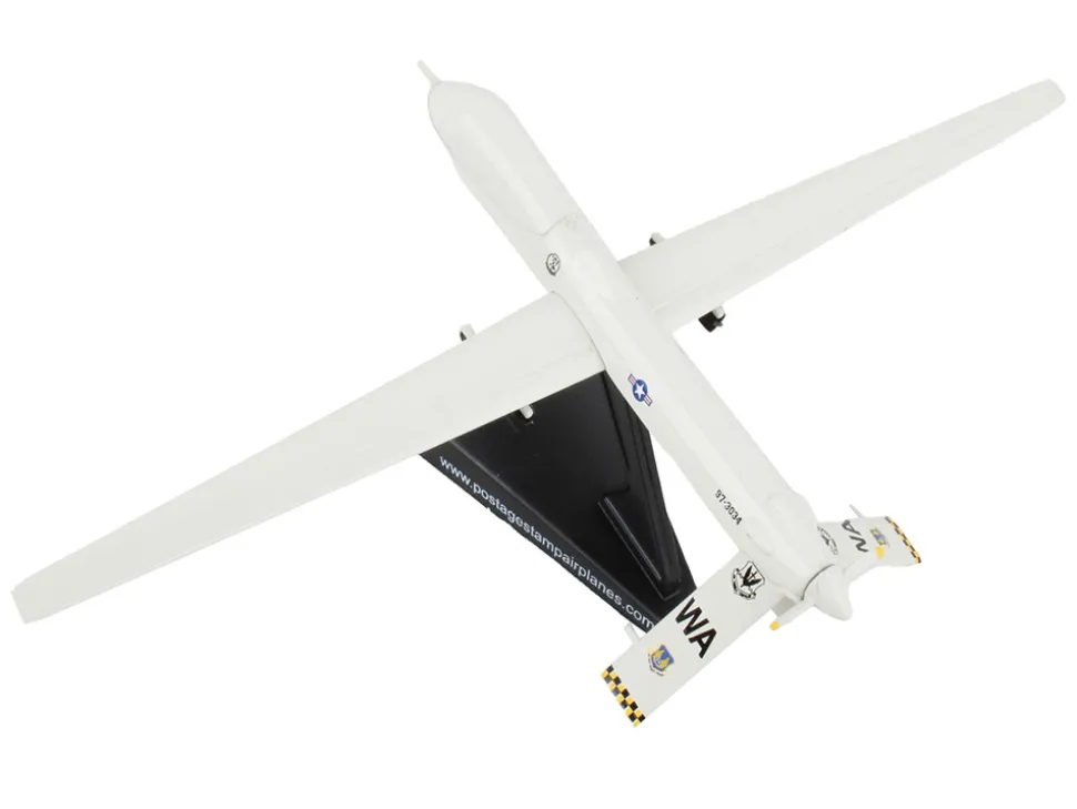 General Atomics MQ 1 Predator UAV Drone Aircraft CIA United States Air Force 1/87 HO Diecast Model Postage Stamp PS5567