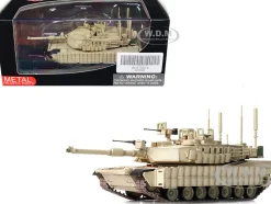General Dynamics M1A2 Abrams TUSK II MBT Main Battle Tank 1st Battalion 22nd Infantry Regiment, 1st Brigade, 4th Infantry Division Baghdad 2008 Armor Premium Series 1/72 Diecast Model Panzerkampf 12210PA