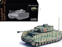 Germany Pz.Kpfw.IV Ausf.H with Schurzen Tank #624 "3.Pz.Div., Ukraine" (1943) "NEO Dragon Armor" Series 1/72 Plastic Model by Dragon Models