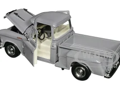 1957 GMC Blue Chip Pickup Truck Gray Timeless Legends Series 1/24 Diecast Model Car Motormax 79383gry
