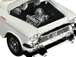 1957 GMC Blue Chip Pickup Truck White Timeless Legends Series 1/24 Diecast Model Car Motormax 79383w