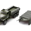 GMC CCKW 353 Truck With Mounted Gun Olive Drab 4734511 S US Army World War II 1/72 Diecast Model Legion LEG-12012LB