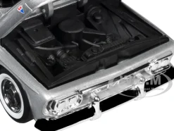 1966 GMC C1000 Fenderside Pickup Truck Silver Metallic Timeless Legends Series 1/24 Diecast Model Car Motormax 79379s