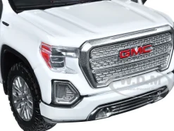 2019 GMC Sierra 1500 Denali Crew Cab Pickup Truck Sunroof White Timeless Legends Series 1/24 1/27 Diecast Model Car Motormax 79362