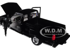 1992 GMC Sierra GT Black Pickup Truck 1/24 Diecast Model Motormax 73204