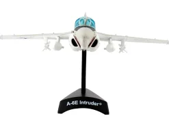 Grumman A-6E Intruder Aircraft VA 52 Knightriders United States Navy 1/140 Diecast Model Airplane Postage Stamp PS5381-2