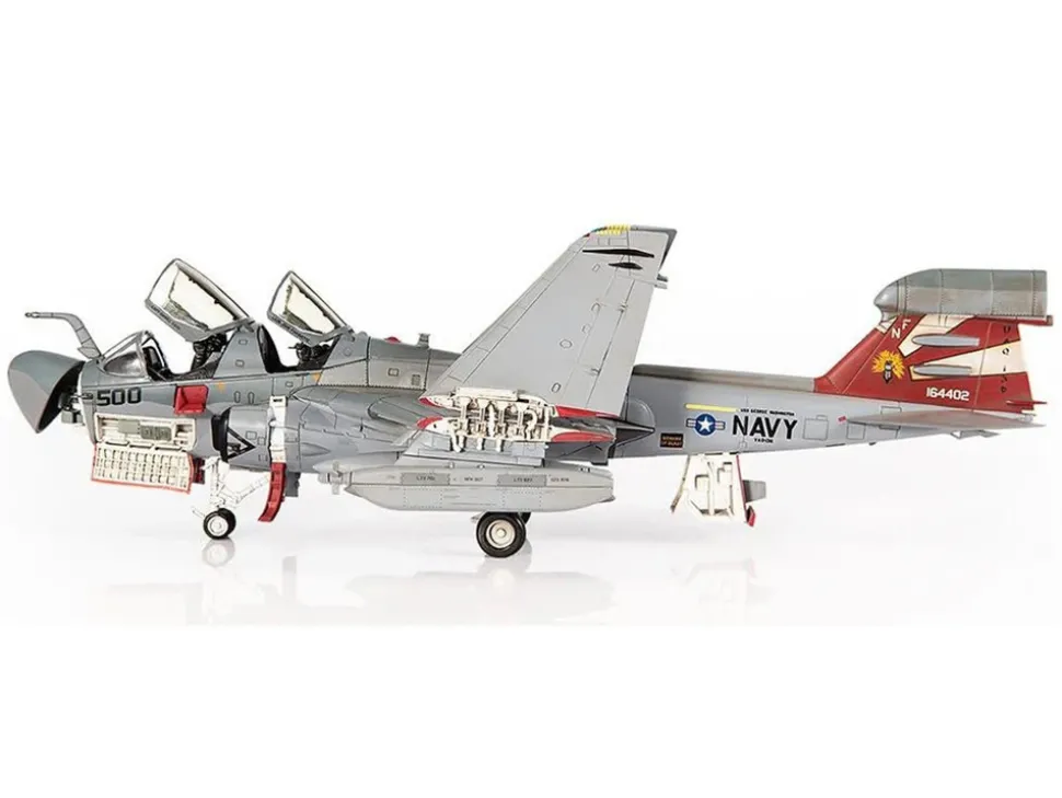 Grumman EA-6B Prowler Attack Aircraft "VAQ-136 Gauntlets, USS George Washington" (2012) United States Navy 1/72 Diecast Model by JC Wings