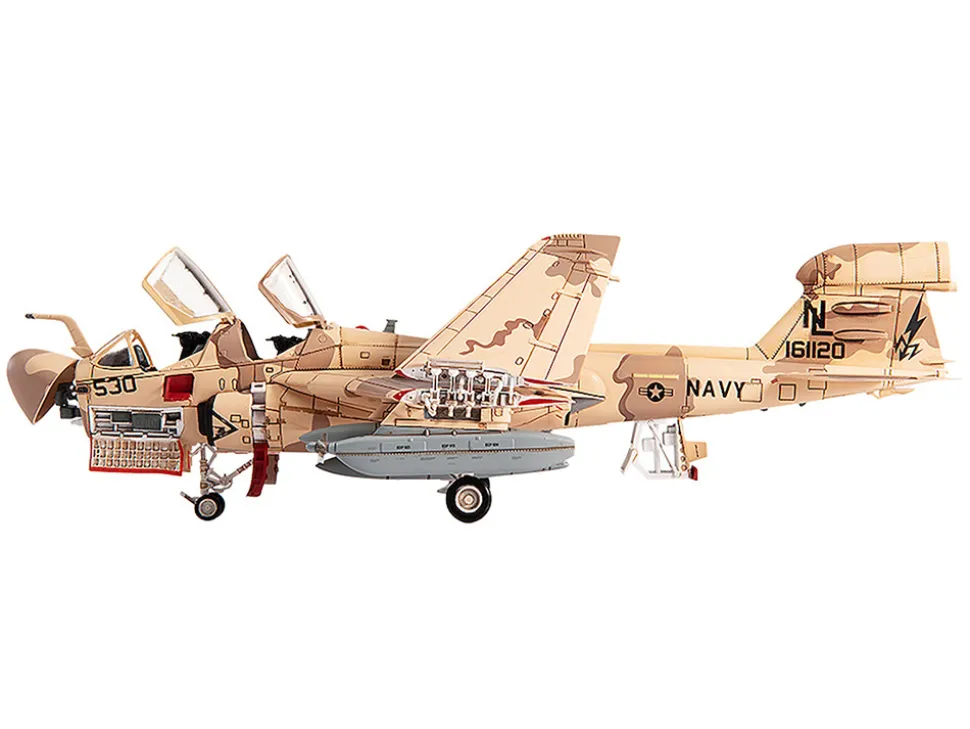 Grumman EA-6B Prowler Attack Aircraft "VAQ-133 Wizards, Afghanistan" (2007) United States Navy 1/72 Diecast Model by JC Wings