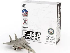 Grumman F-14A Tomcat Fighter Aircraft "VF-41 Black Aces, USS Nimitz, Gulf of Sidra" (1981) United States Navy 1/72 Diecast Model by JC Wings