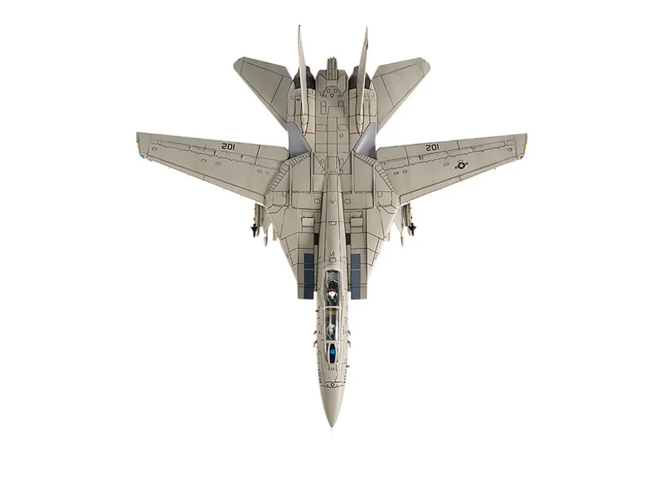 Grumman F-14A Tomcat Fighter Aircraft "VF-41 Black Aces, USS Nimitz, Gulf of Sidra" (1981) United States Navy 1/72 Diecast Model by JC Wings