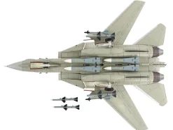 Grumman F-14A Tomcat Fighter Aircraft "Bandit Rogue Nation" United States Navy "Air Power Series" 1/72 Diecast Model by Hobby Master